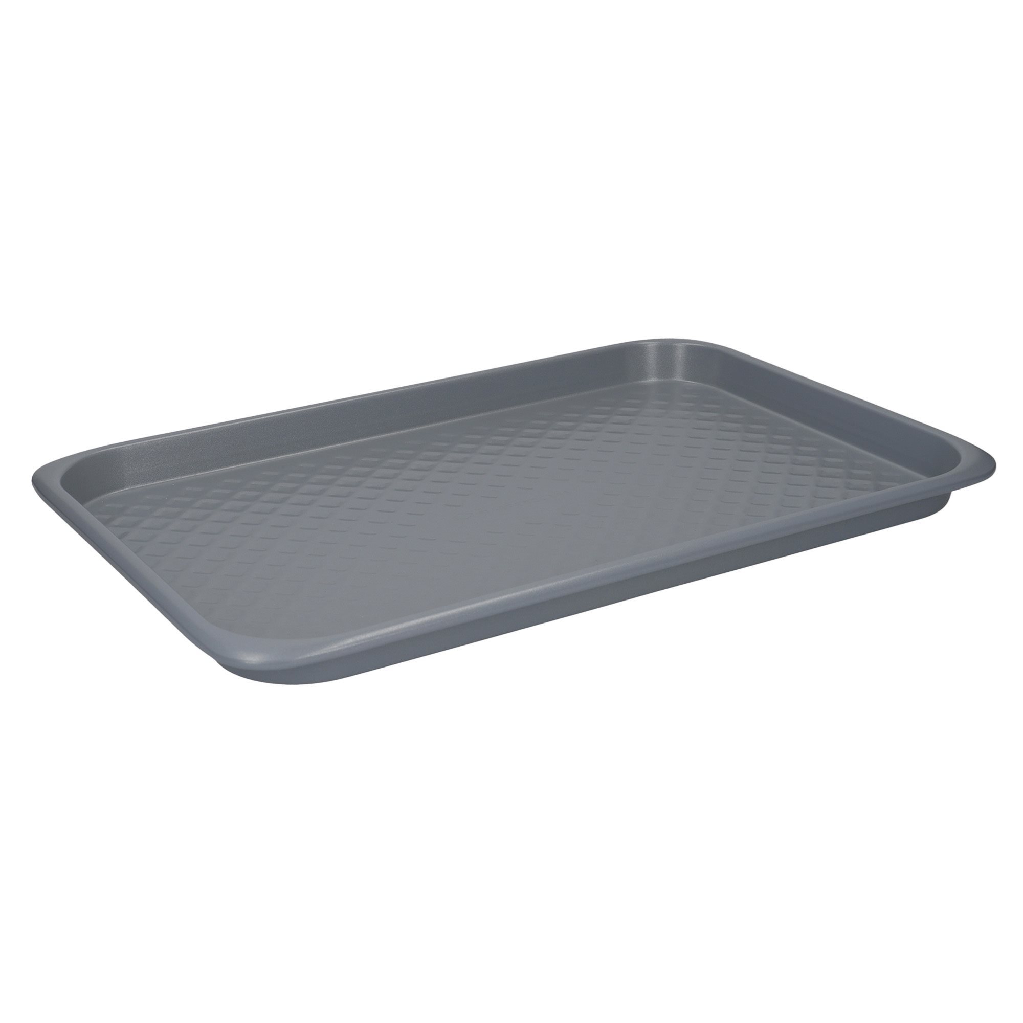 MasterClass Baking Tray, Non-Stick Oven Tray for Baking and Roasting,  Carbon Steel, 24 x 18cm, Grey
