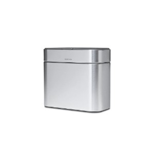 Compost bin, 4L, brushed stainless steel - simplehuman