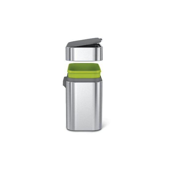 Compost bin, 4L, brushed stainless steel - simplehuman