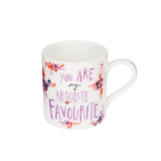 Taza de porcelana 330 ml "Absolute Favourite" - de Kitchen Craft