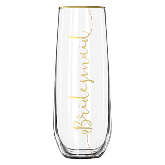 "Bridesmaid" champagne glass, 300 ml, made from glass - Kitchen Craft