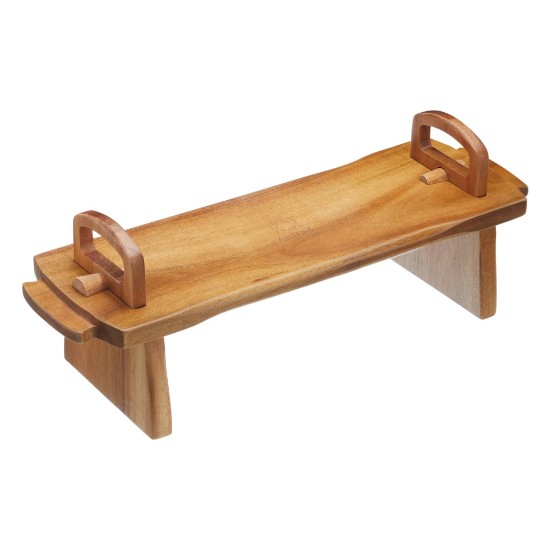 Πιατέλα σερβιρίσματος, ξύλο ακακίας, 37 × 12 × 13 cm - Kitchen Craft