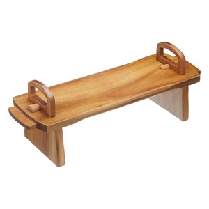 Platter for serving appetizers, made from acacia wood, 37 × 12 × 13 cm - Kitchen Craft