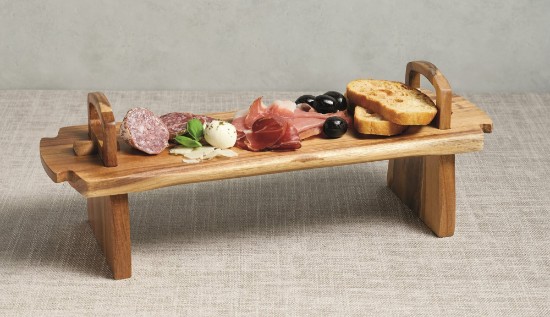 Servírovací talíř, akátové dřevo, 37 × 12 × 13 cm - Kitchen Craft