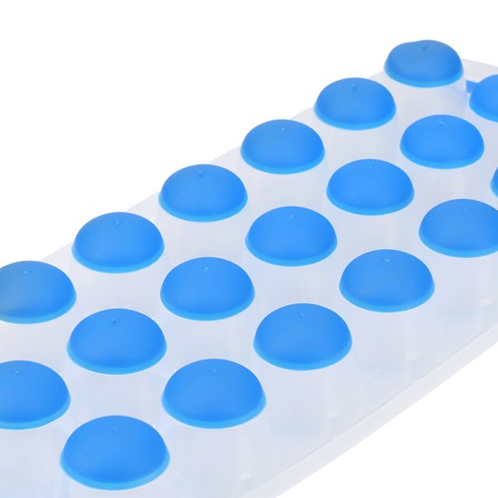 Tray for preparing ice cubes, 28 x 12 cm, silicone, blue  - Kitchen Craft