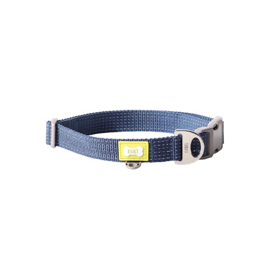 Collier réfléchissant pour chien, grande taille, Bleu - Built Pet