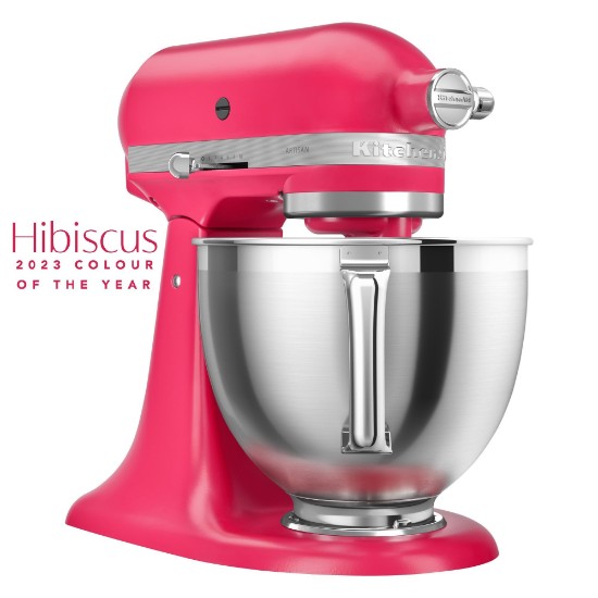 Statīvs mikseris ar 4,7 l bļodu, Artisan, modelis 195, Hibiscus - KitchenAid