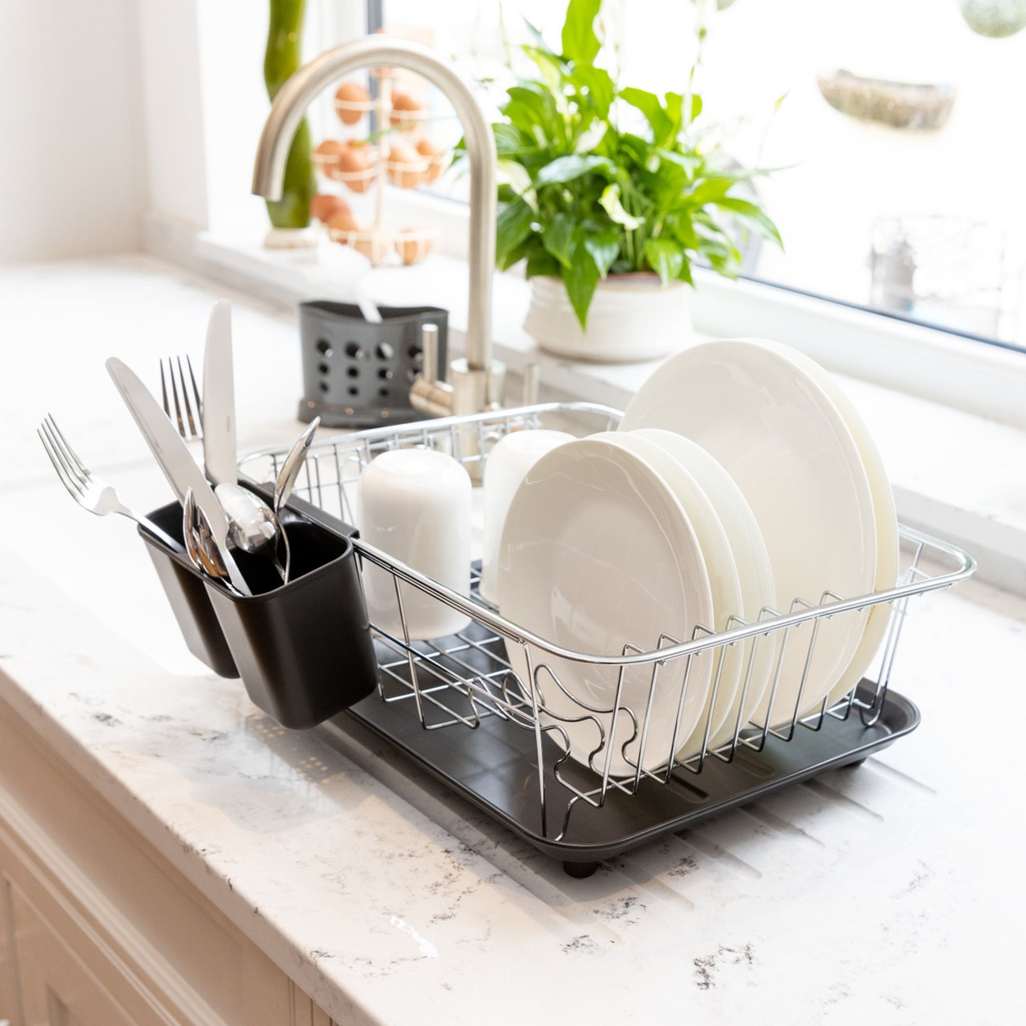 Secadora de platos, acero inoxidable – Kitchen Craft