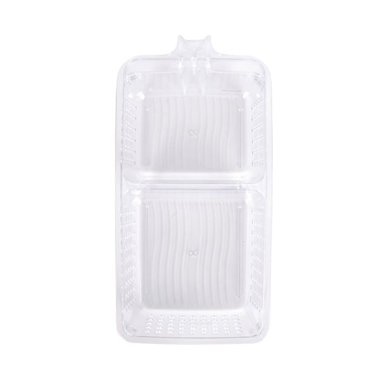 2-compartment tray for refrigerator, made from plastic - by Kitchen Craft