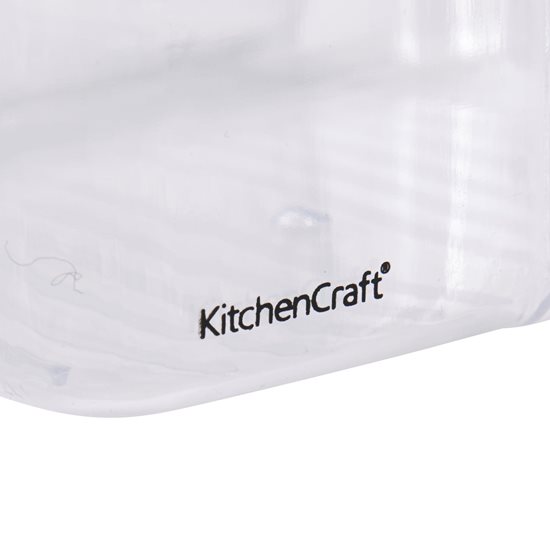 Tráidire 2-urrann le haghaidh cuisneoir, déanta as plaisteach - ag Kitchen Craft