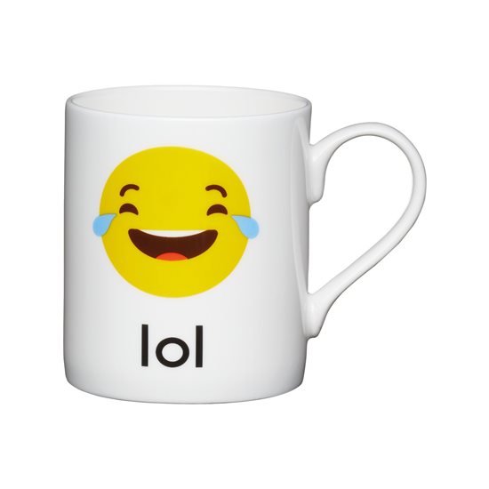Mug "Laugh out loud", porcelain, 250 ml - by Kitchen Craft
