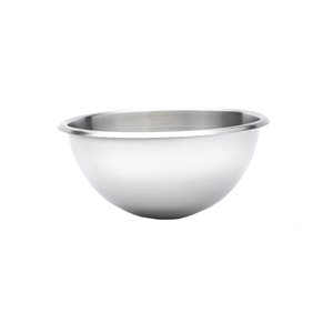 Round base bowl, stainless steel, 24 cm / 3.6L - de Buyer brand