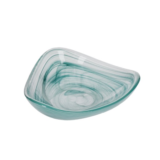 Servírovací mísa, 18 cm, ze skla, "Artesa", Green Swirl - Kitchen Craft