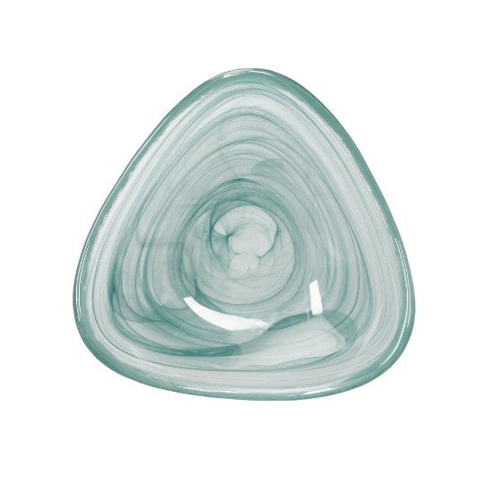 Serveringsskål, 18 cm, av glas, "Artesa", Green Swirl - Kitchen Craft