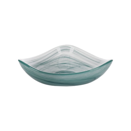 Μπολ σερβιρίσματος, 18 cm, από γυαλί, "Artesa", Green Swirl - Kitchen Craft