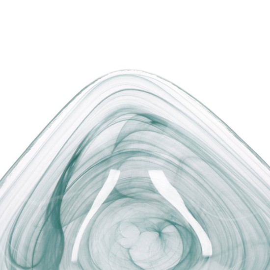 Μπολ σερβιρίσματος, 18 cm, από γυαλί, "Artesa", Green Swirl - Kitchen Craft