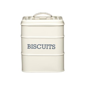 Biscuit tin, 14.5 x 14.5 x 19.5 cm, "Living Nostalgia" - Kitchen Craft 