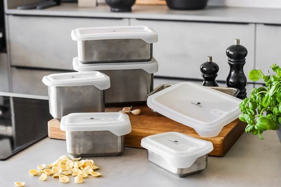Nerezová nádoba na potraviny, 11 × 15 × 9 cm, řada MasterClass – výrobce Kitchen Craft