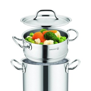 Removable steamer, stainless steel, 20cm/3.1L, "Proline" - Korkmaz