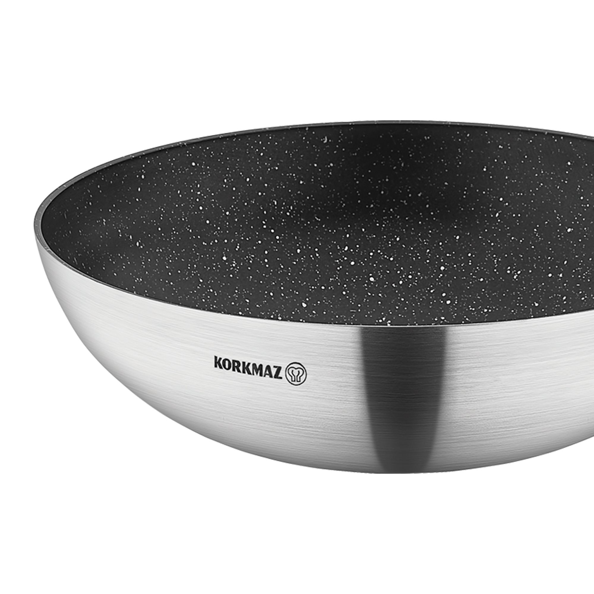 Non-stick wok pan, aluminum, 30cm/4.3L, Proline Gastro - Korkmaz