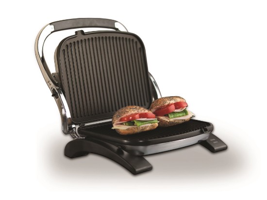 Electric grill, 1800W, Inox/Black, "Tostkolik" - Korkmaz