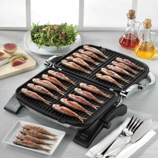 Elektrische grill, 1800W, Inox/Black, "Tostkolik" - Korkmaz