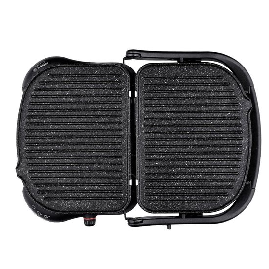 Sandwich-maker, 1800W, "Castron", Black - Korkmaz