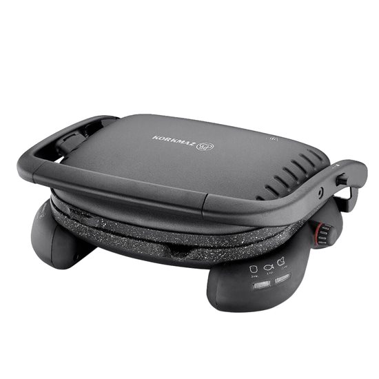 Sandwich-maker, 1800W, "Castron", Black - Korkmaz