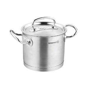 Stainless steel cooking pot, with lid, 16.5cm/5L, "Proline" - Korkmaz