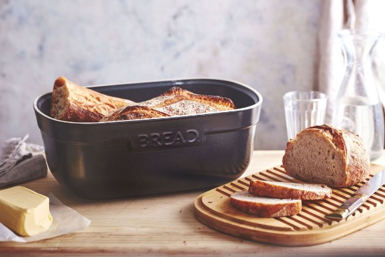Boîte à pain, céramique, 35,5x25cm, Truffle - Emile Henry