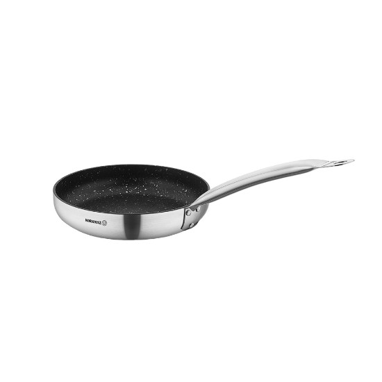 Non-stick frying pan, stainless steel, 26cm/2.5L, "Proline Gastro" - Korkmaz