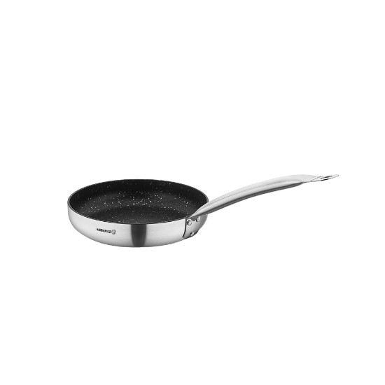 Non-stick frying pan, stainless steel, 20cm/1L, "Proline Gastro" - Korkmaz