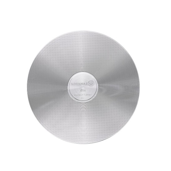 Non-stick frying pan, stainless steel, 40cm/8L, "Proline Gastro" - Korkmaz