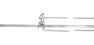 Rotisserie kit for barbecue grill, stainless steel - Zokura