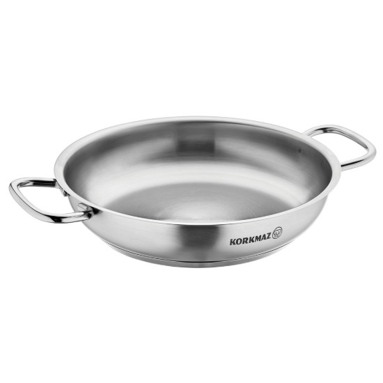 Tigaie paella, inox, 40cm/8L, "Proline" - Korkmaz