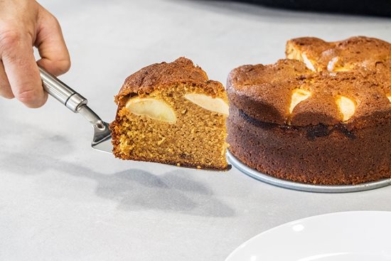 Slikkepott for servering av kake, 26 cm, rustfritt stål - fra Kitchen Craft