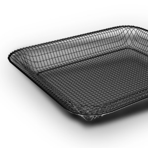Cestello per friggere, alluminio, 35,4 × 32,5 cm GN 2/3 - AMT Gastroguss