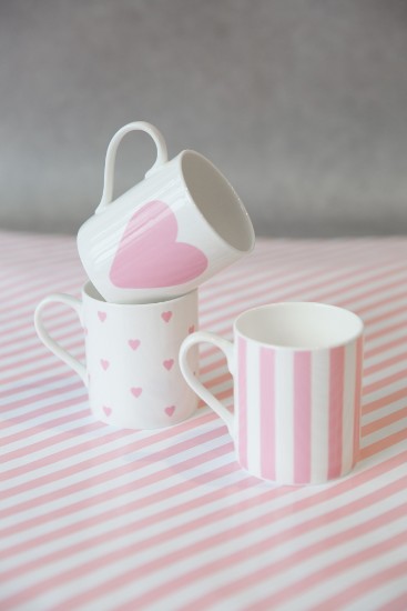 Kubek porcelanowy 250 ml 'Big pink heart' - Kitchen Craft