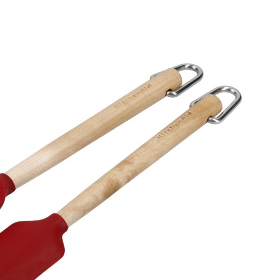 Σετ 2 mini-spatulas, σιλικόνης, Empire Red - KitchenAid