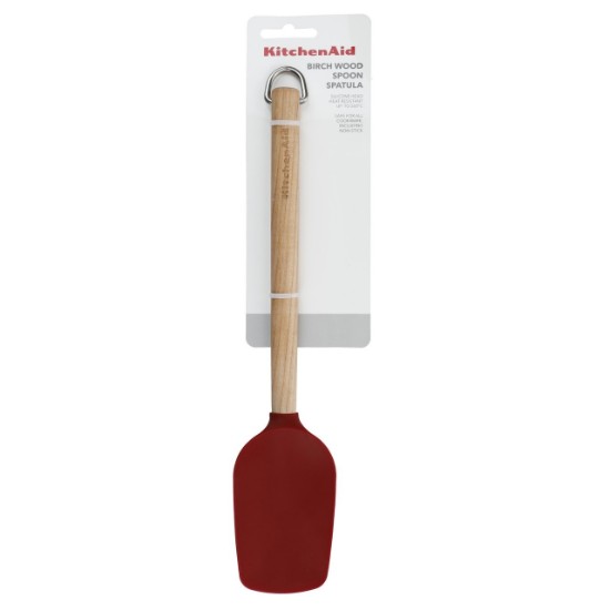 Spatula le haghaidh cácaí, silicone, 'Empire Red' - KitchenAid