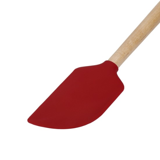 Spatula le haghaidh fuidrimh scríobadh, silicone, 'Empire Red' - KitchenAid