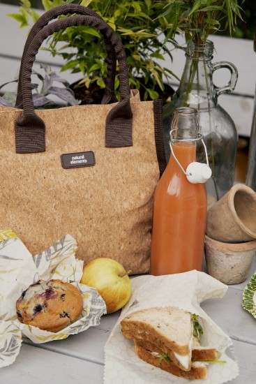 Set 2 vrečk za hrano, za sendviče, čebelji vosek, serija Natural Elements – Kitchen Craft
