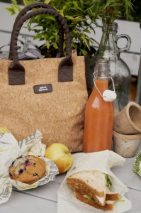 Set of 2 food bags, for sandwiches, beeswax - Natural Elements