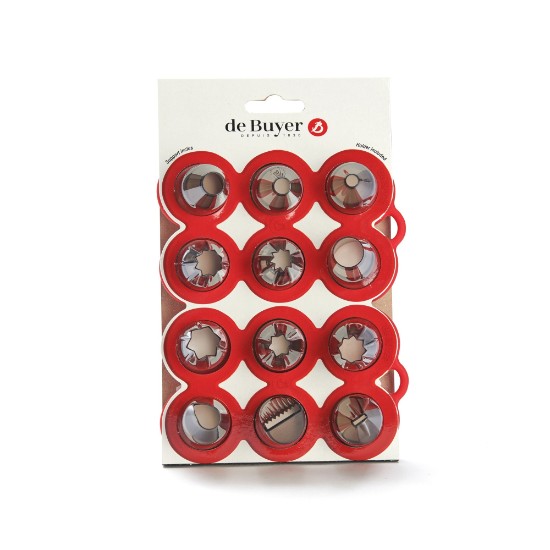 12-piece pastry nozzle set, tritan, "Caterer" - de Buyer