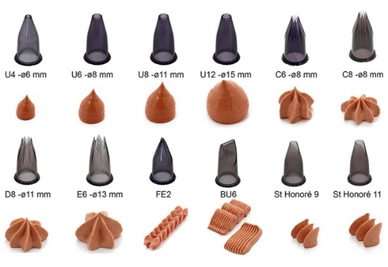 Set de 12 douilles pâtissières, tritan, "Caterer" - de Buyer