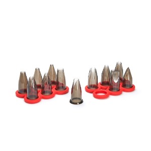 12-piece pastry nozzle set, tritan, "Caterer" - de Buyer