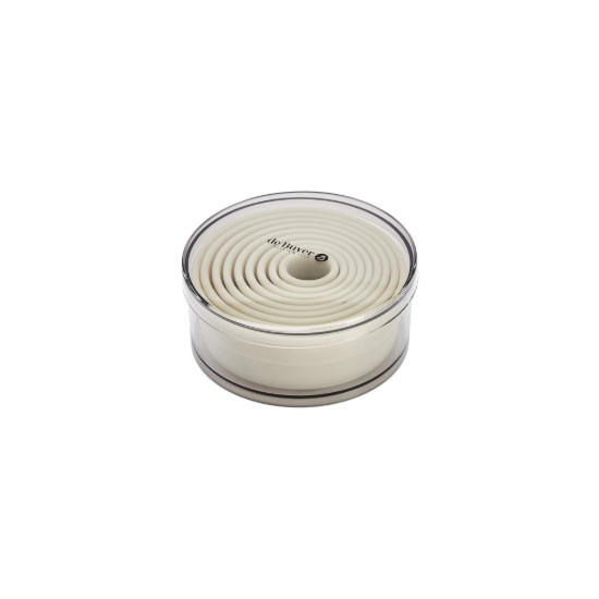 Set of 9 pastry cutters, round-shaped, 5 cm - "de Buyer" brand