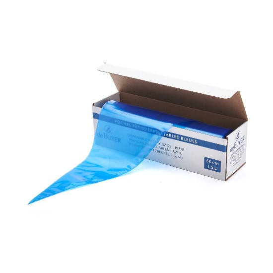 Dispenser roll 100 disposable pastry bags, 55 cm, polyethylene - "de Buyer" brand