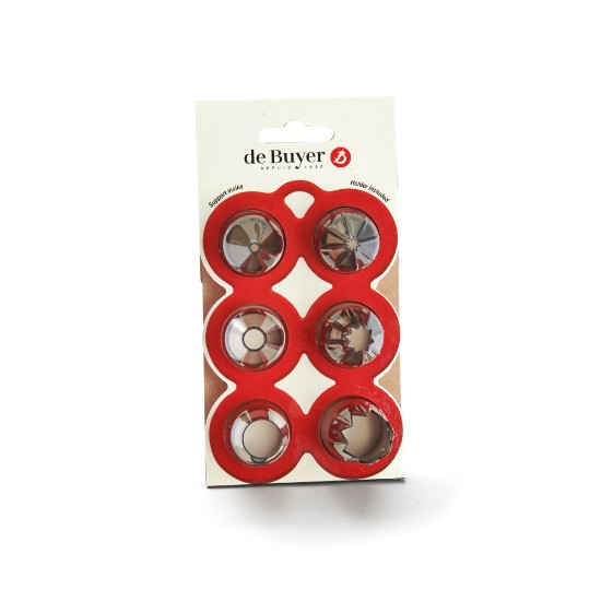Set di 6 bocchette per pasticceria "Starter", tritan - marca "de Buyer".
