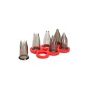 Set di 6 bocchette per pasticceria "Starter", tritan - marca "de Buyer
